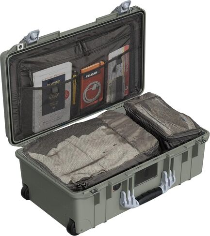 Sage Pelican 1535 Air Travel Case. يأتي مع أقفال TSA ، حقيبة غطاء السفر ، ومكعبات السفر. in Saudi Arabia