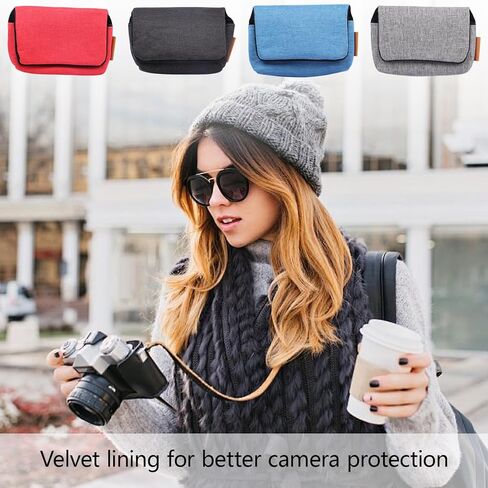 Carry Case Camera Bag With Water Feature Plush Lining For G9X Photographers Cotton in Kuwait