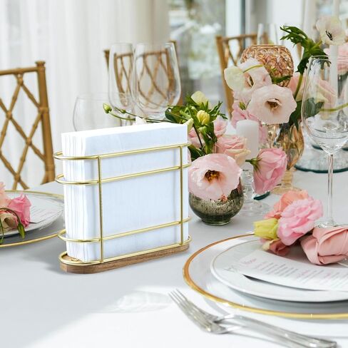 حامل مناديل بتصميم سلك معدني مزخرف على شكل شجرة عيد الميلاد من MyGift مع قاعدة أسمنتية رمادية، حامل مناديل مطبخ للعطلات in Kuwait