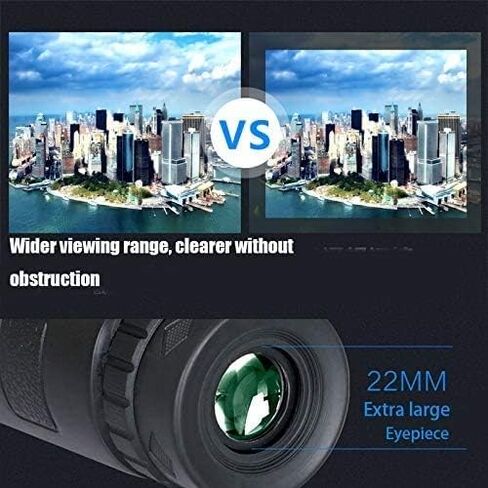 40x60 Waterproof Fogproof High Power Monocular Scope with Smartphone Holder and Adjustable Tripod - Perfect for Bird Watching, Hiking, Camping in Saudi Arabia