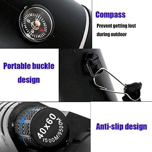 40x60 Waterproof Fogproof High Power Monocular Scope with Smartphone Holder and Adjustable Tripod - Perfect for Bird Watching, Hiking, Camping in Saudi Arabia