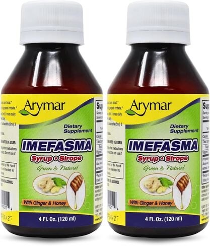 Imefasma Syrup, Helps Alleviate Cough, Honey & Ginger (4 Fl Oz/Pack of 1) in Kuwait
