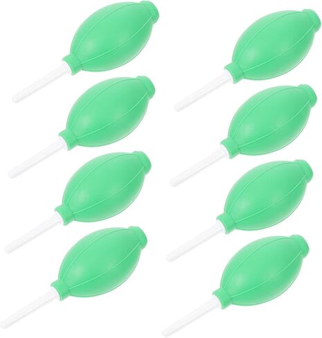 OperItacx 8pcs مجموعة تنظيف منفاخ الغبار لعدسات الكاميرا والأجهزة الإلكترونية مرنة جهاز ضاغط الهواء من أجل إزالة الغبار الآمن من الساعات العضوية لوحات المفاتيح العملية العشوائية in Kuwait