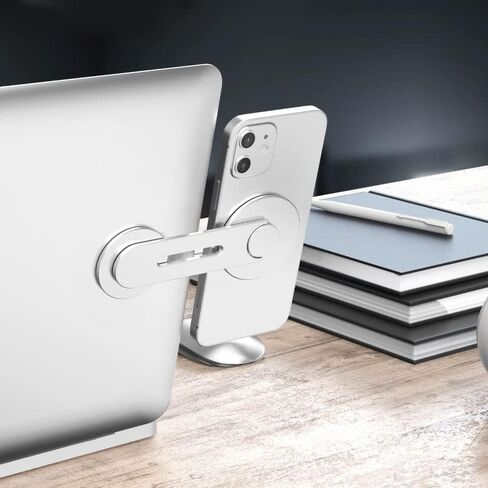 حامل الهاتف المحمول المغناطيسي حامل - محول كاميرا الاستمرارية متوافق مع Magsafe لنظام التشغيل iOS 16 و MacOS Ventura ، شريحة شاشة الكمبيوتر المحمولة المحمولة. in Kuwait