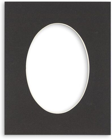 CountryArtHouse Baby Blue Acid Free 16x20 Oval Picture Frame Mat with White Core Bevel Cut for 12x15 Pictures - Fits 16x20 Frame - Pack of 1 Matboard in Saudi Arabia
