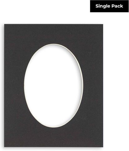 CountryArtHouse Baby Blue Acid Free 16x20 Oval Picture Frame Mat with White Core Bevel Cut for 12x15 Pictures - Fits 16x20 Frame - Pack of 1 Matboard in Saudi Arabia