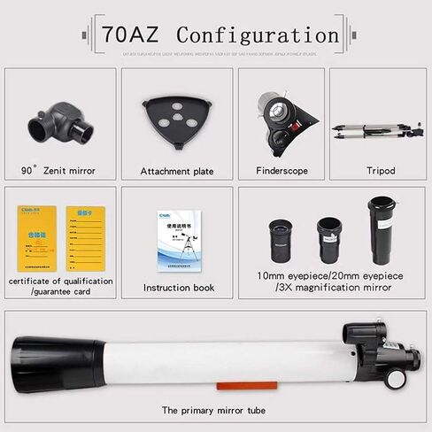 Astronomical Refractor Telescope High Magnification Outdoor Professional Astronomical Telescope 270X Monocular Optical Refractor Design Portable Tripod in Saudi Arabia