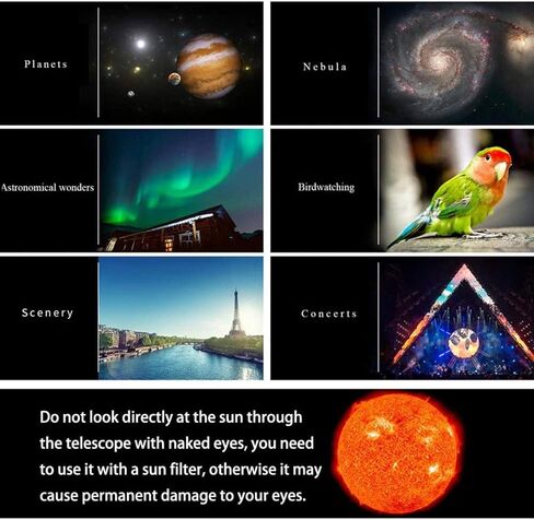 Telescope Beginners 70mm Aperture 400mm Astronomical Refractor Telescope with Smartphone Adapter and Tripod and Backpack Telescope for Astronomy in Saudi Arabia