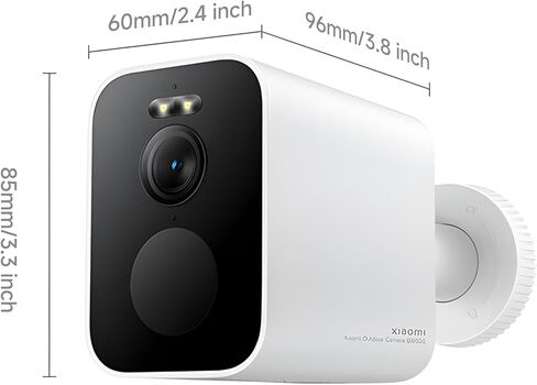 XIAOMI Outdoor Camera BW500: 2.5K Battery Security Camera Wireless with Color Night Vision, Optional Solar Panel, IP67 Weatherproof, 136° Wide View Home in Saudi Arabia