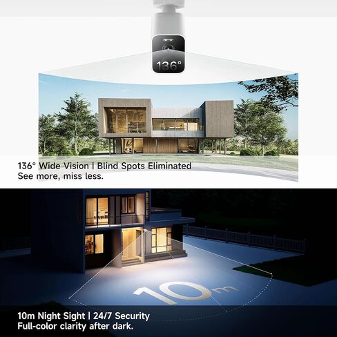 XIAOMI Outdoor Camera BW500: 2.5K Battery Security Camera Wireless with Color Night Vision, Optional Solar Panel, IP67 Weatherproof, 136° Wide View Home in Saudi Arabia