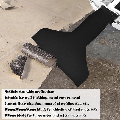 4Pcs Scraper Blade,Reciprocating Saw Scraper Blade,Scraping Tool Attachment for Reciprocating Saws,High Carbon Steel Tile Cleaning Tools for Remove Linoleum, Glue, Vinyl Flooring in Saudi Arabia