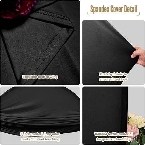 Wedding Arch Backdrop Stand 6ft Metal Arches Frame and Arch Backdrop Stand Stretchy Spandex Fabric Arch Decor Covers in Saudi Arabia