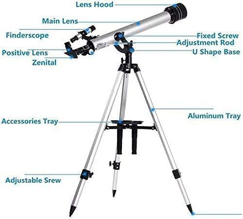 Telescope High Magnification Astronomical Refractive Zooming Telescope for Space Celestial Observation AdjustableTelescopes in Saudi Arabia