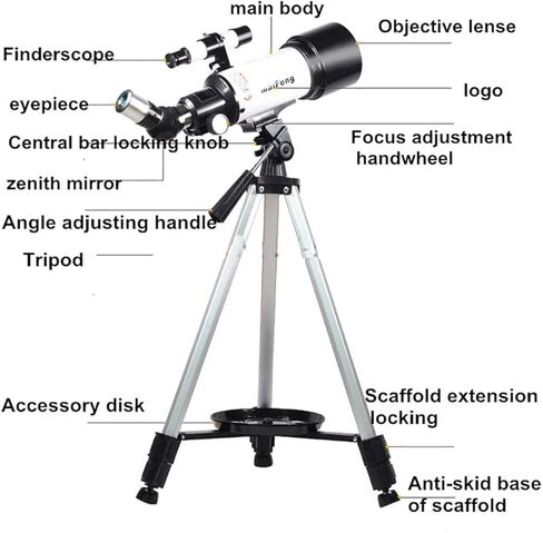 HD Definition Star-Watching Astronomical Telescope Monocular Binoculars Landscape Entry Outdoors Professional Spotting Scopes Technology Refractor Astronomy Telescope,for Indoor/Outdoor in Saudi Arabia