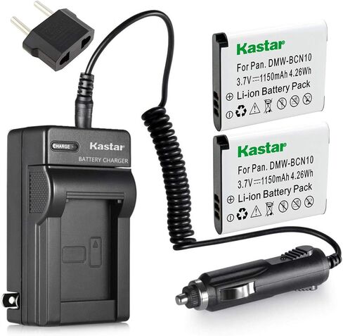 Kastar Battery (X2) & AC Travel Charger for Leica BP-DC14, BP-DC14-U, BP-DC14-E, BPDC14, Leica 18535, 18536 and Leica C (Typ 112) Compact System Camera in Saudi Arabia