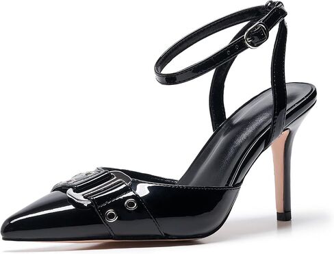 ZXHYZLZ Slingback Heels For Women Closed Toe Pointed Toe Stiletto Heels 3-inch Adjustable Sling in Kuwait