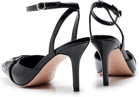 ZXHYZLZ Slingback Heels For Women Closed Toe Pointed Toe Stiletto Heels 3-inch Adjustable Sling in Kuwait