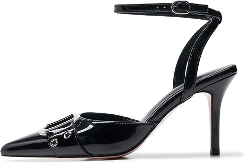 ZXHYZLZ Slingback Heels For Women Closed Toe Pointed Toe Stiletto Heels 3-inch Adjustable Sling in Kuwait