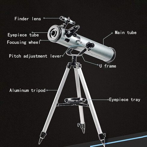 Super Binoculars 76mm Refractor Telescope with Tripod & Finder Scope Best telescopes Planets Beginner Refracting Astronomy Telescope Low Light NightWaterproof in Saudi Arabia