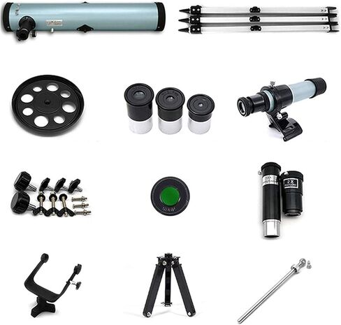 Super Binoculars 76mm Refractor Telescope with Tripod & Finder Scope Best telescopes Planets Beginner Refracting Astronomy Telescope Low Light NightWaterproof in Saudi Arabia
