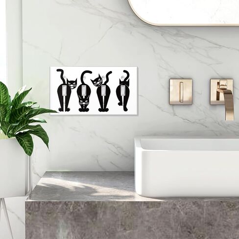 Funny Cat Black Light Switch Cover Decorative 2 Gang Wall Plate Double Toggle Lightswitch Cover Plate for Bedroom Kitchen Home Decor in Saudi Arabia