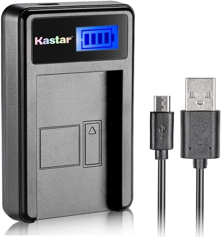 Kastar LCD Slim USB Charger for NB-4L, CB-2LV and ELPH 100 HS, 310 HS, 300HS, 330HS, Powershot SD1400 is, SD750, SD1000, SD600, SD1100 is, SD630, SD400, SD450, SD780, VIXIA Mini in Saudi Arabia