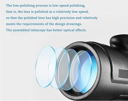 تلسكوب أحادي 12x50 HD أحادي مع حامل الهواتف الذكية ترايبود حيد BAK4 PRISM عدسة بصرية لمشاهدة الطيور المخيم in Saudi Arabia