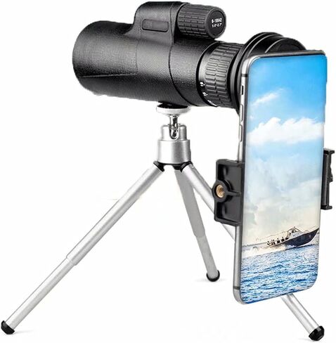 Cosmic Scope Monocular Handheld Telescope for Stargazing Monoculars with Night Vision for Adult Professional Optics Smartphone Binoculars with Phone Holder and Tripod in Saudi Arabia