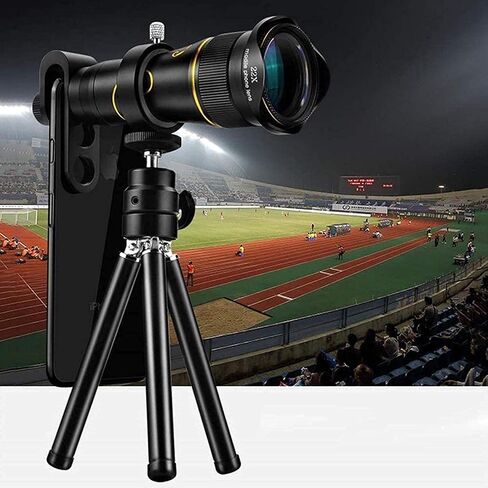 تلسكوب أحادي العدسة HD Zoom عدسة مناظرة مع حامل الهاتف ترايبود ترايبود مضاد للماء للتخييم لمشاهدة الطيور الحفل in Saudi Arabia