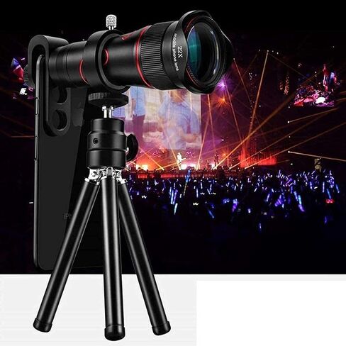 تلسكوب أحادي العدسة HD Zoom عدسة مناظرة مع حامل الهاتف ترايبود ترايبود مضاد للماء للتخييم لمشاهدة الطيور الحفل in Saudi Arabia