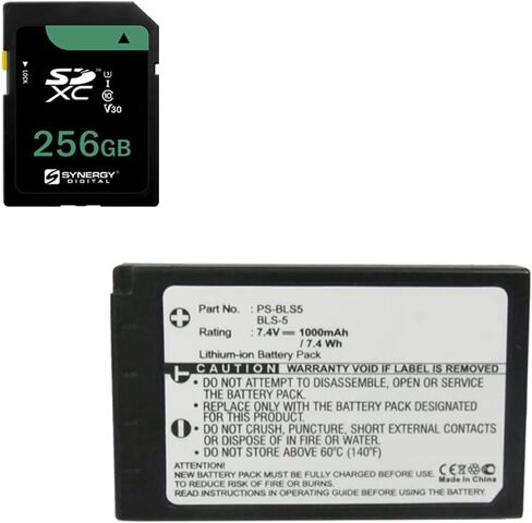 Synergy Digital Accessory Kit, Compatible with Olympus Pen E-PL10 Mirrorless Digital Camera Includes: KSD256GB Memory Card, SDCAM-L9043 Battery in Saudi Arabia