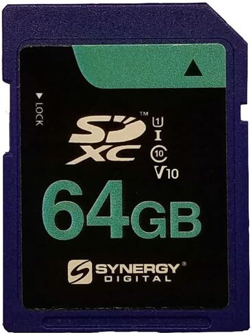 Synergy Digital Accessory Kit, Compatible with Panasonic Lumix S1R Digital Camera Includes: SDCAM-L9075 Battery, SY-SD64GB Memory Card in Saudi Arabia