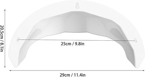 غطاء كاميرا Yoidesu ، غطاء أمطار شمس الكاميرا الأمنية مع ABS وغطاء بلاستيكي سميك ، غطاء كاميرا صلبة ، سقف واقعي للكاميرا الخارجية لكاميرا مراقبة نوع PTZ (أبيض) in Kuwait
