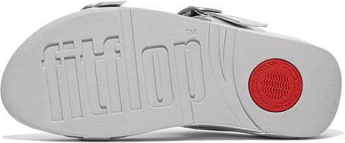 FitFlop Women's Lulu Adjustable Leather Slides Buckle in Saudi Arabia