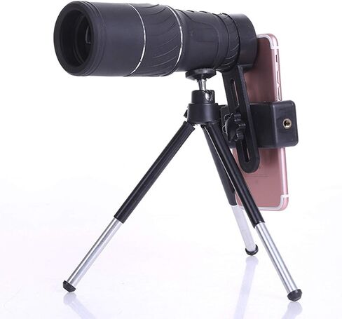 Gift Monocular Telescope 16x52 High Power HD Monocular with Smartphone Holder & Tripod Waterproof Durable and Clear FMC BAK4 Prism Dual Focus for Bird Watching in Saudi Arabia
