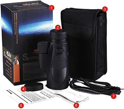 Monoculars 10X42 Telescope High Power Prism BAK4 Prism FMC Monocular Scope for Bird Watching Travelling Camping Surveillance in Saudi Arabia