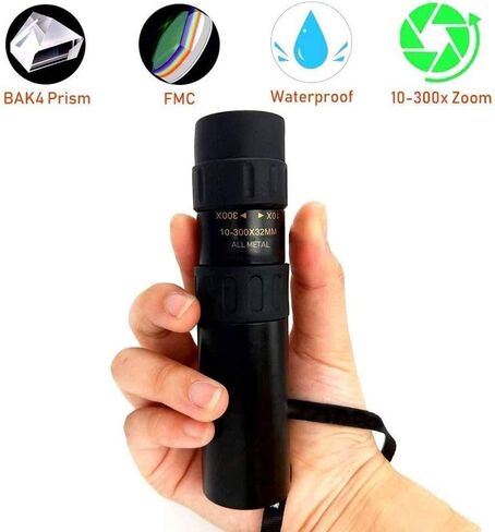 Monocular Telescope with 16x50 High Design High Power Zoom BAK4 Prism FMC HD Waterproof Monocular Binoculars for Bird Watching Camping Wildlife Hiking Travel in Saudi Arabia