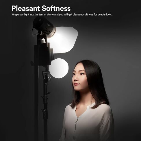 Godox ML30 LED Video Light ، 37.6W 5600K درجة حرارة اللون ، CRI 96+ TLCI 97+ ، 8590LUX@1M مع عاكس ، 4 تأثيرات FX ، الوضع الصامت ، APP اللاسلكي ، ضوء LED مع 2x NP-F970 LITHIUM BATTERY in Saudi Arabia