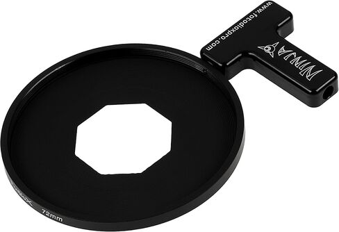 Ninja 72mm Filter Adapter - Creative Universal & Magnetic Accessories for Smartphones: Ninja Magnetic Core, 72mm Filter Adapter in Saudi Arabia