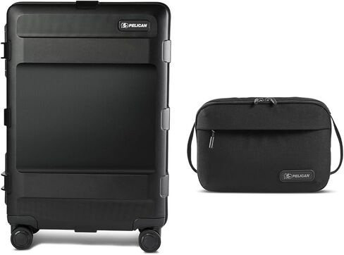 Pelican ATX 25 "مقاوم للماء مسافر عجلات سفر صعبة ، أسود ، مع حقيبة أدوات تفصيص DK5 Modpak in Kuwait