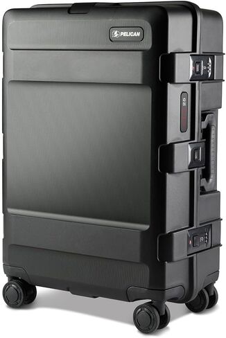Pelican ATX 25 "مقاوم للماء مسافر عجلات سفر صعبة ، أسود ، مع حقيبة أدوات تفصيص DK5 Modpak in Kuwait