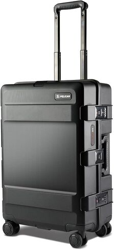 Pelican ATX 25 "مقاوم للماء مسافر عجلات سفر صعبة ، أسود ، مع حقيبة أدوات تفصيص DK5 Modpak in Kuwait