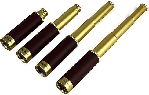 25 × 30 من Telescope Telescope Mini Telescope Nautical Bollectibles Golden for Travel Navigation View Games (25 × 30 سبيكة الألومنيوم) in Saudi Arabia