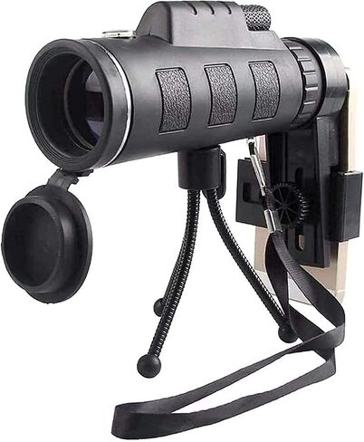 Telescope Camping 40X60 Gift Monocular Telescope High Power Ultra-Clear Monocular with Smartphone Holder & Tripod for Bird Watching Monocular Hiking in Saudi Arabia