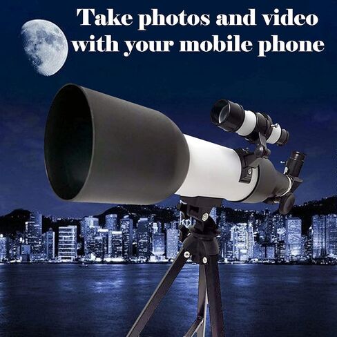 90-fold Telescope for Children and Adults Astronomical Refractor Telescope for Children and Adults high Magnification Great Astronomy Gift for Kids, Great Affordable telescopes for in Saudi Arabia