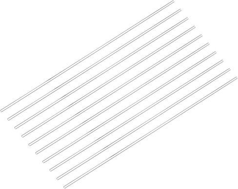 MECCANIXITY قضيب مستدير من الأكريليك، قطر 3 مم طول 12 بوصة، شفاف، قضيب بلاستيكي صلب PMMA عصا أكريليك لتركيبات الإضاءة اليدوية 30 قطعة in Saudi Arabia