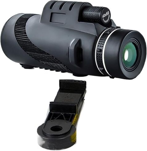 HD Monocular 40x60 Professional Profileal Properable Telescope Telescope Telescope Lens Long Ranger Monocular for Outdior Birding Camping Images Sharp in Saudi Arabia
