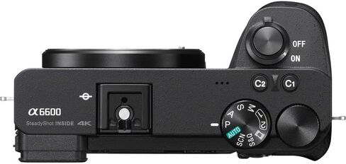كاميرا Sony A6600 Mirrorless (ILCE6600/B) + بطارية متوافقة مع NP-FZ100 + 64 جيجابايت + قارئ بطاقة + Corel Photo Software + HDMI Cable + CASE + Flex Tripod + More (متجدد) in Saudi Arabia
