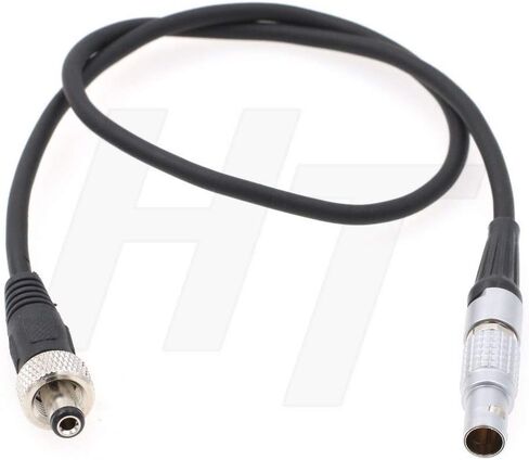 12V Power Cable for ARRI Alexa LF RED Camera Z CAM to Atomos Shogun Ninja V PIX-E7 SmallHD Monitor 0B 2 Pin to Locking DC 2.5mm 60cm in Saudi Arabia