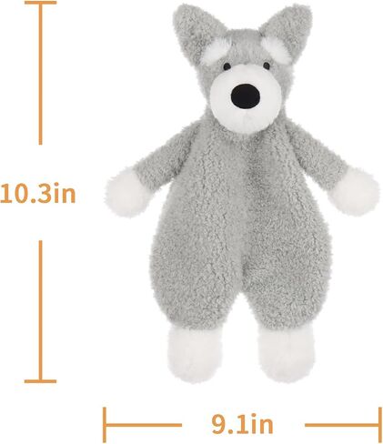 Apricot Lamb Schnauzer Dog Soft Loveys for Babies, Security Blanket for Baby Boy and Girl, for Infant and Toddlers in Saudi Arabia